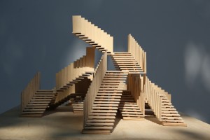 ESCADA SEM FIM MAQUETE